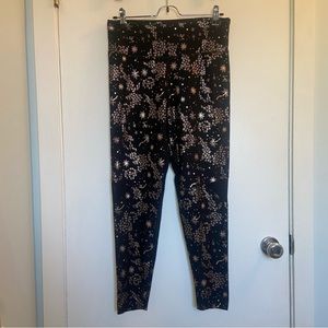 Ankle length celestial print leggings - NWOT